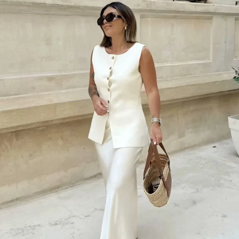 

Женский однобортный свитер, жилет, топ в европейском и американском стиле, летняя модная уличная одежда, новинка