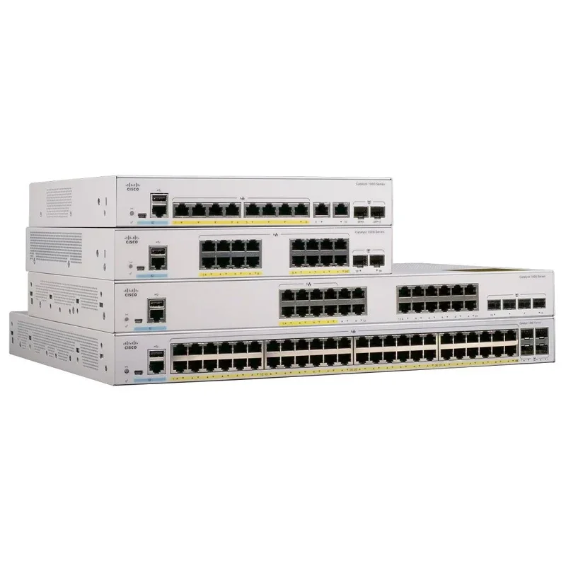 Cisco Catalyst C1000-48P-4X-L 48xGE 4x10G SFP+ 370W PoE Switches شبكة من الدرجة المؤسسية والبساطة والمرونة والأمن