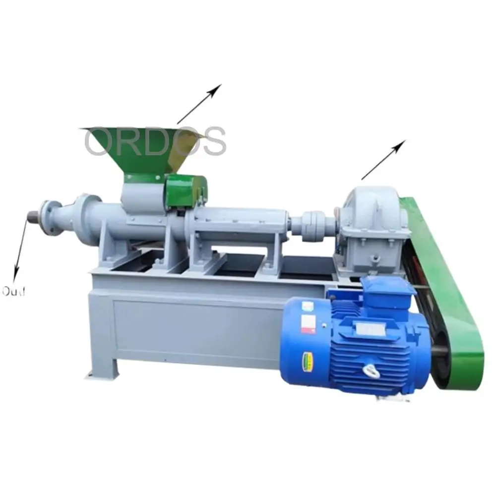 Fully Automatic High Pressure Charcoal Biomass Briquette Press Machine Wood Round Rod Making Machine