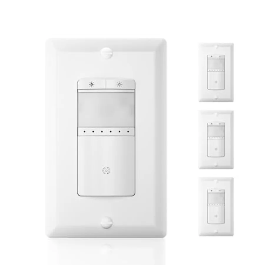 

Motion Sensor Dimmer Switch Digital Dimmer Light Switches with PIR Sensor and Timer Single Pole Occupancy and Vacancy Modes Neu