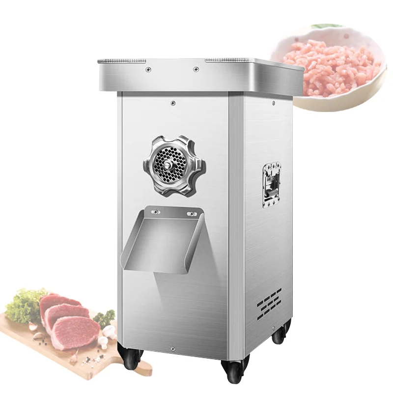 ﻿Stainless Steel Electric Meat Grinders Home Sausage Stuffer Meat Mincer Heavy Duty Household Mincer