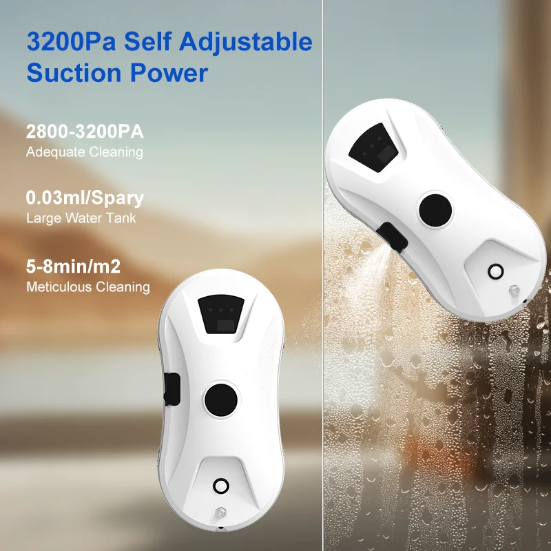 Window Window Robot with a sprayer langou window cleaner robot