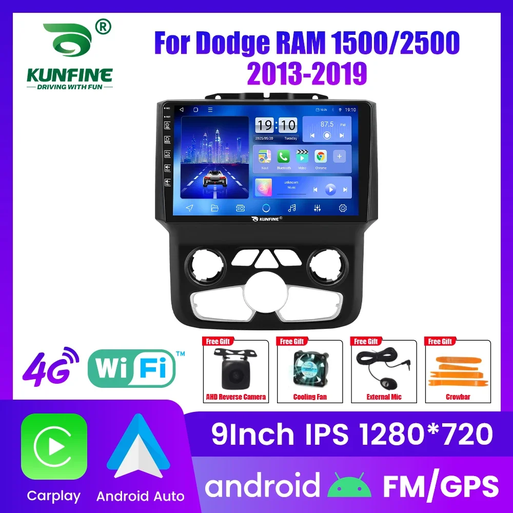 

10.33" Android Car Radio For Dodge RAM 1500/ 2500 2013-2019 GPS Navigation Video Player Multimedia Carplay Android Auto Stereo