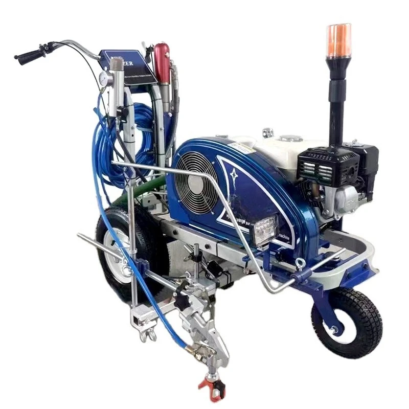 Hydraulic road marking machine Engine airless marking machine with hydraulic piston pump equipment