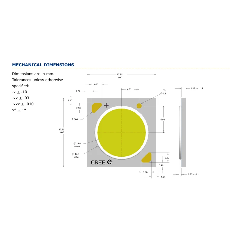 20pcs/pcs CXA1820 36V 20-30W COB High Power Leds