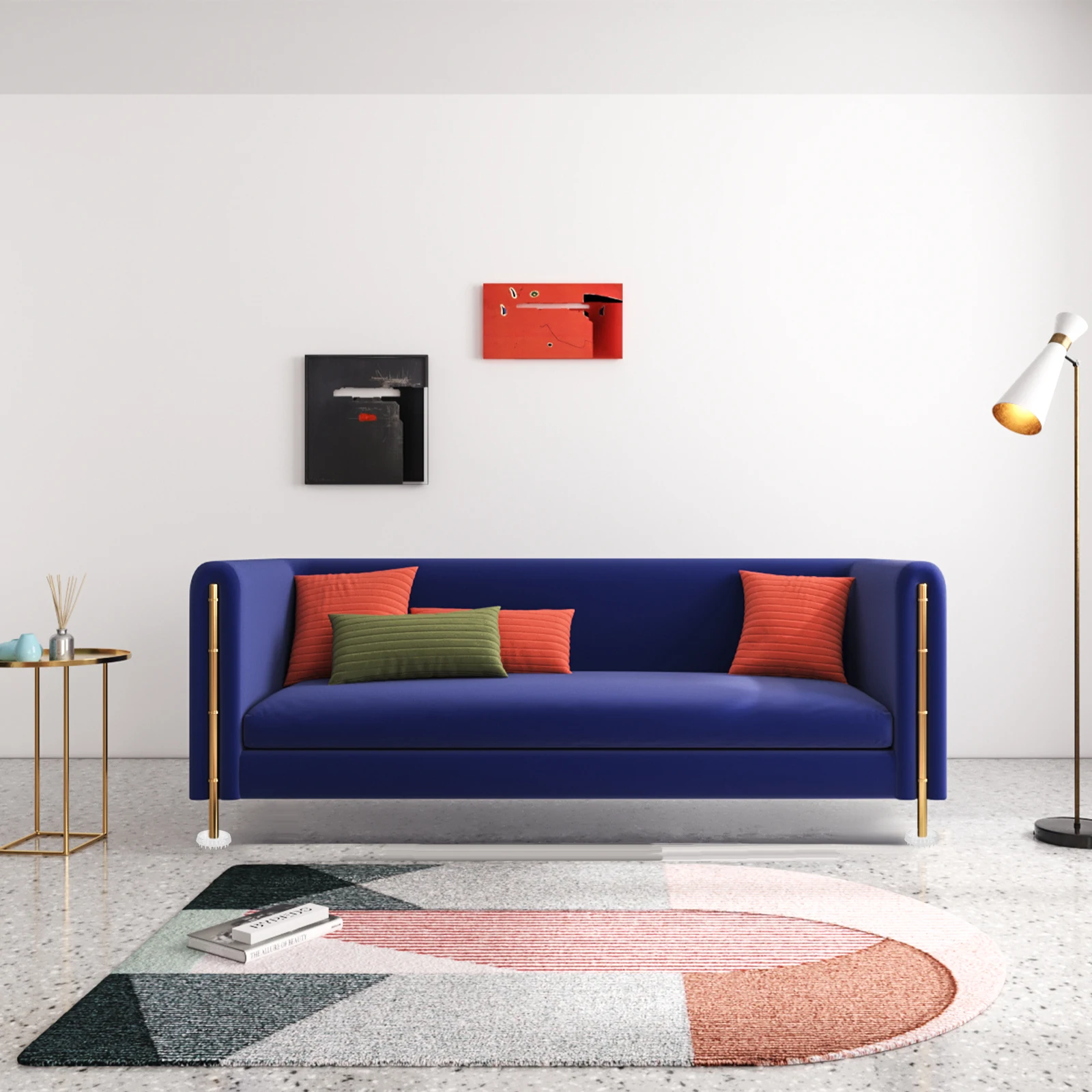 4 قطعة مقابض الأثاث منصات عدم الانزلاق للأرضيات الصلبة كرسي الساق حماة أريكة سدادة منصات الأثاث للأرضيات الصلبة #1