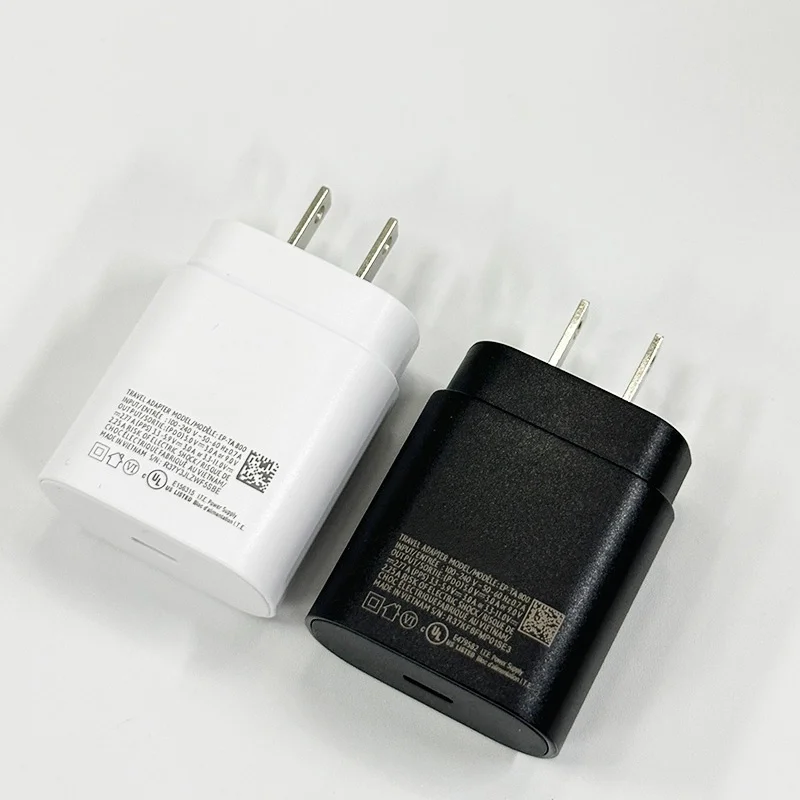 For Samsung Charger 25W Type C Fast Charge Charger 1M 1.5M 2M Cable for Galaxy S26 S25 S24 S23 S22 S21 Z Flip 8 A56 A36 A17 A35