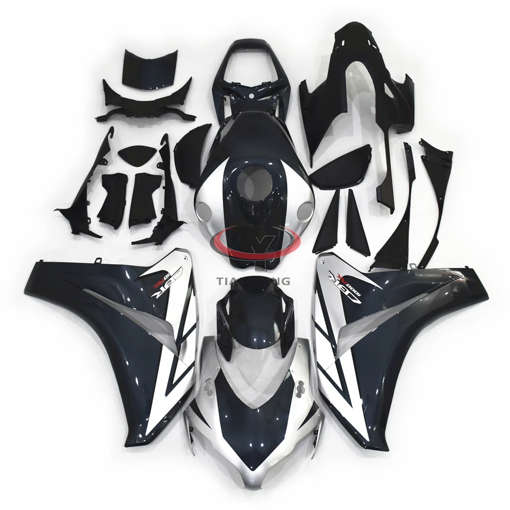 

Fit CBR1000 RR Full Fairing Kit Bodywork Cowling Ink blue silver print Motorcycle For Honda CBR1000RR 2008 2009 2010 2011
