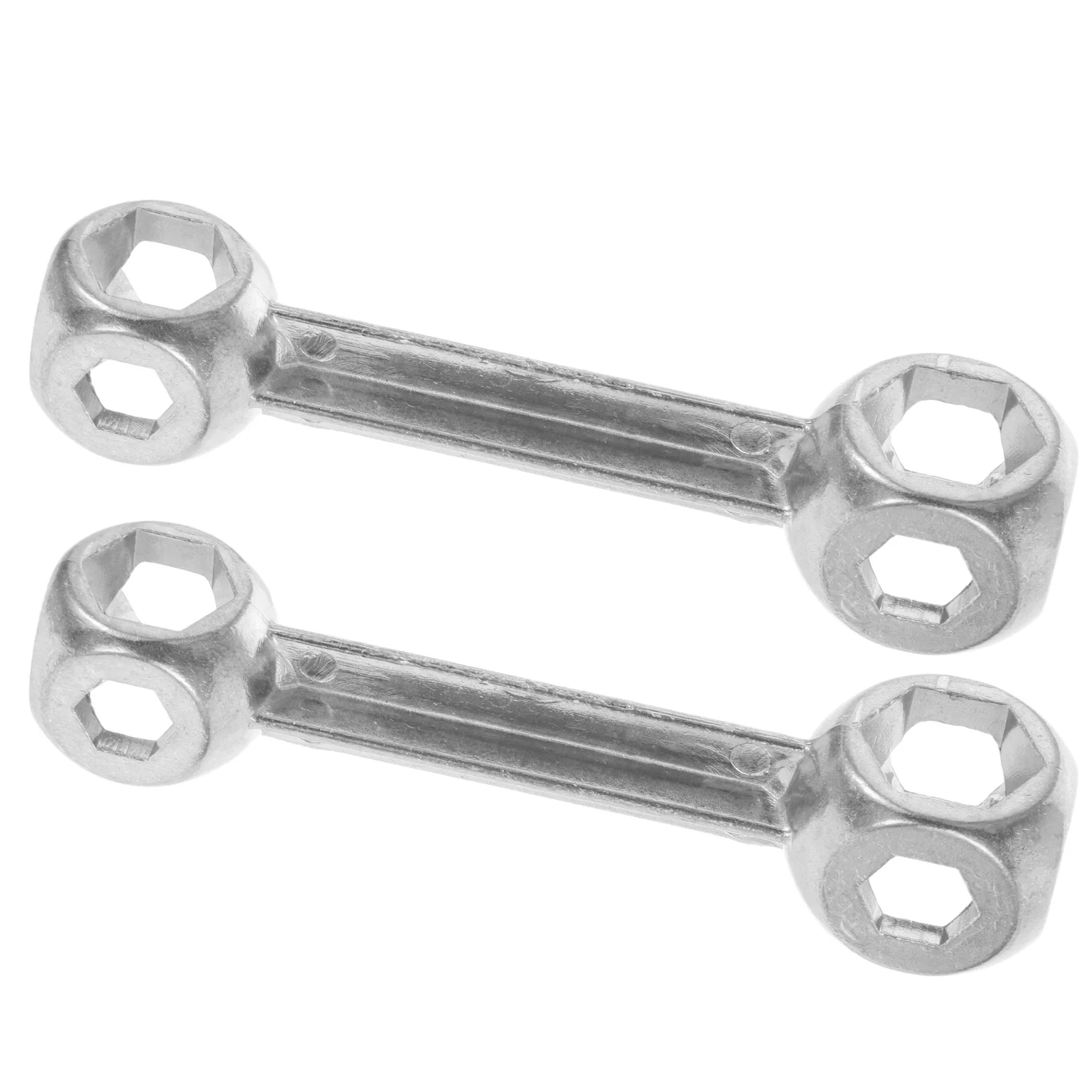 

2pcs Multi-Purpose Adjustable Hexagonal Scooter Compact Portable Essential Maintenance Accessory Tool Size