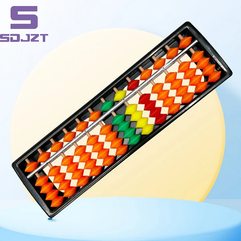 13 Digit Rods Standard Abacus Children's Plastic Abacus Soroban Calculator Counting Tool Mathematics Beginners Caculating Toy