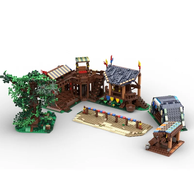 2064 pièces MOC le grand tournoi modèle de Construction alternatif blocs de Construction cadeau de noël jouet de Construction bricolage idée créative brique