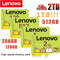 Lenovo U3 A2 V30 Class 10 Micro Card 128GB 64GB 256GB 512GB High Speed Memory Card SD TF Card With Adapter For Nintendo Switch