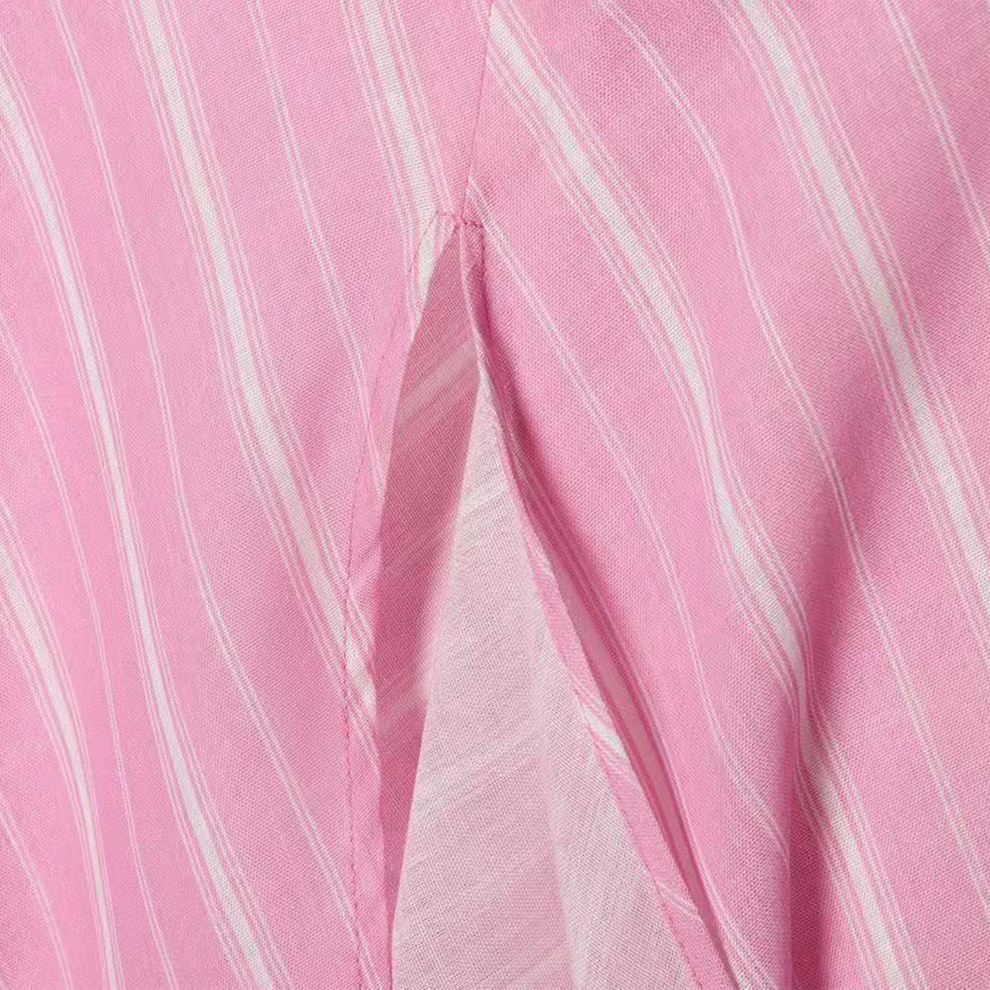 CH Logo Embroidered Striped Two Piece Set Women Long Sleeve Shirt Midi Skirt Soft Sweet Casual Daily Outfit image 4