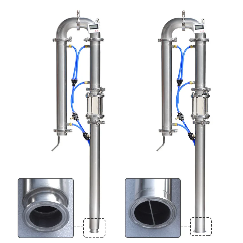 Imagem -04 - Torre Tubular com Vidros de Visão e Rede de Cobre Kit Home Brewing Destilador de Álcool Brandy de Água Óleo Essencial Luar