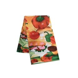 Home Collection Kitchen Towels Food Pumpkin Tea Towels Green Fruit Home Soft Absorbent Kitchen Decoration Towels