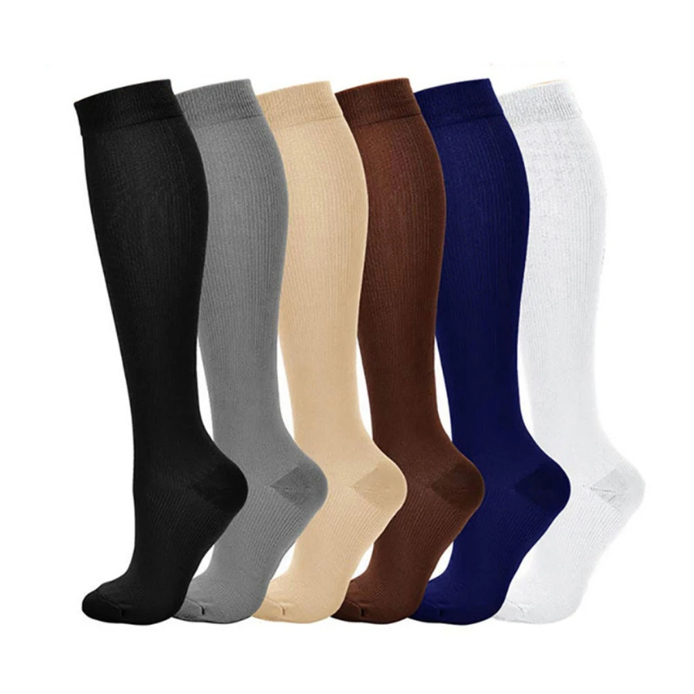 Calf Compression Stockings Varicose Veins Shaping Pressure Stockings Elastic Knee High Stockings Leg Relief Pain Support S-XL