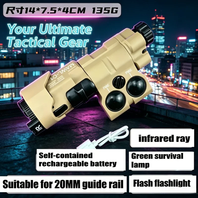 Nylon Metal Red Light Tactical Module for 20mm 22mm Rail Toy Outdoor Game
