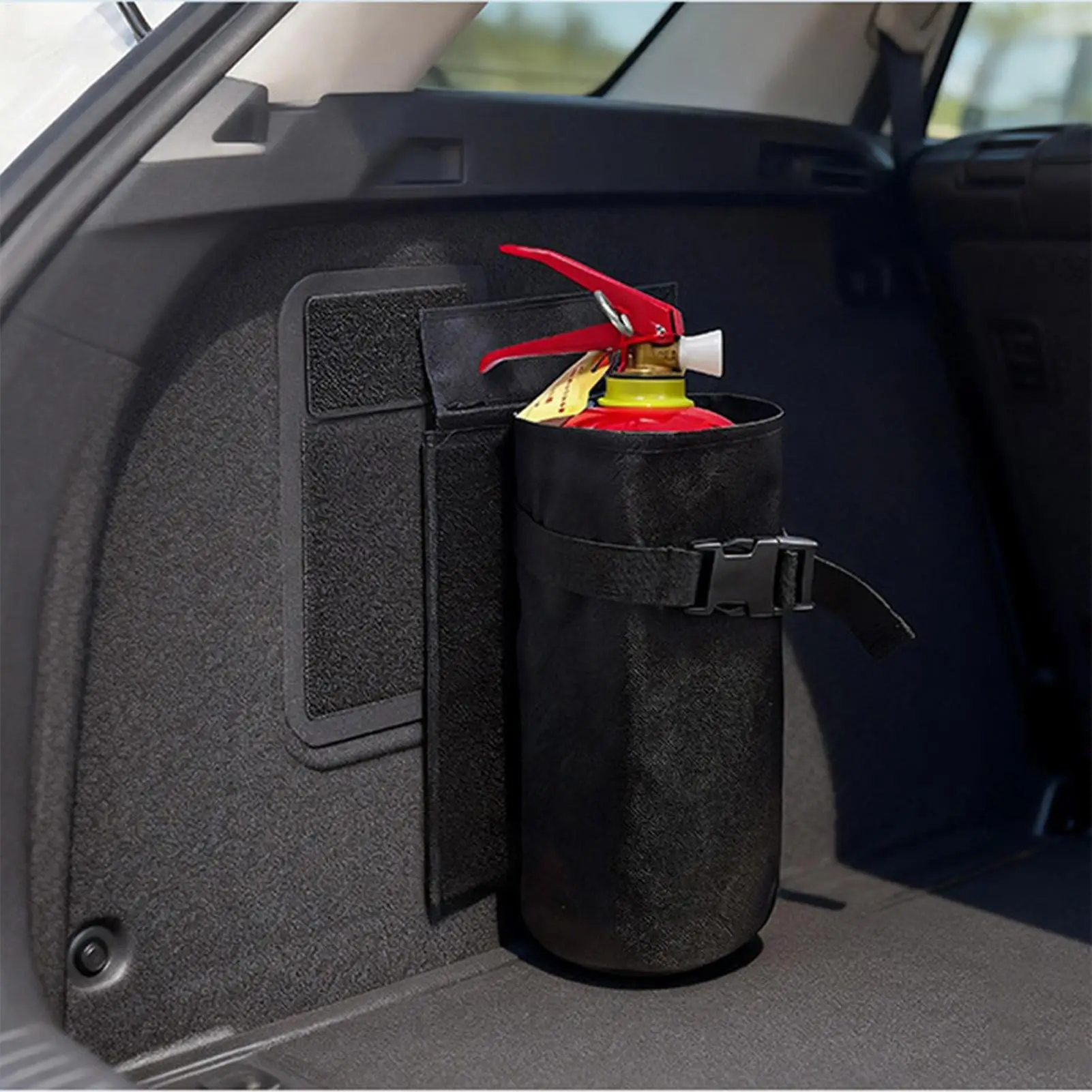 Fire Extinguisher Car Mount Holder Vehicle Safety Accessory Adjustable Anti Vibration Bracket for Boat Truck Offroad Trailer