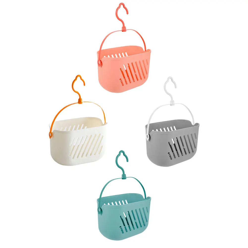 

4 Pcs Basket Set Toilet Bath Hanging Portable Shower Wall Storage Bathroom Organizer Box