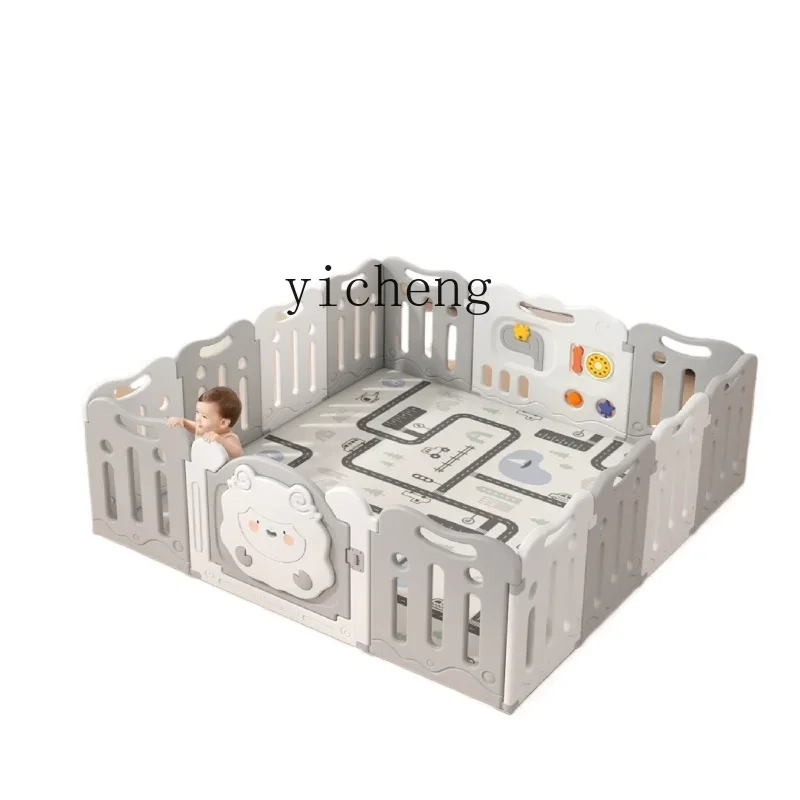 

Tqh Baby Game Fence Baby Climbing Pad Protective Grating Floor Baby Indoor Living Room Children Crawling Mat