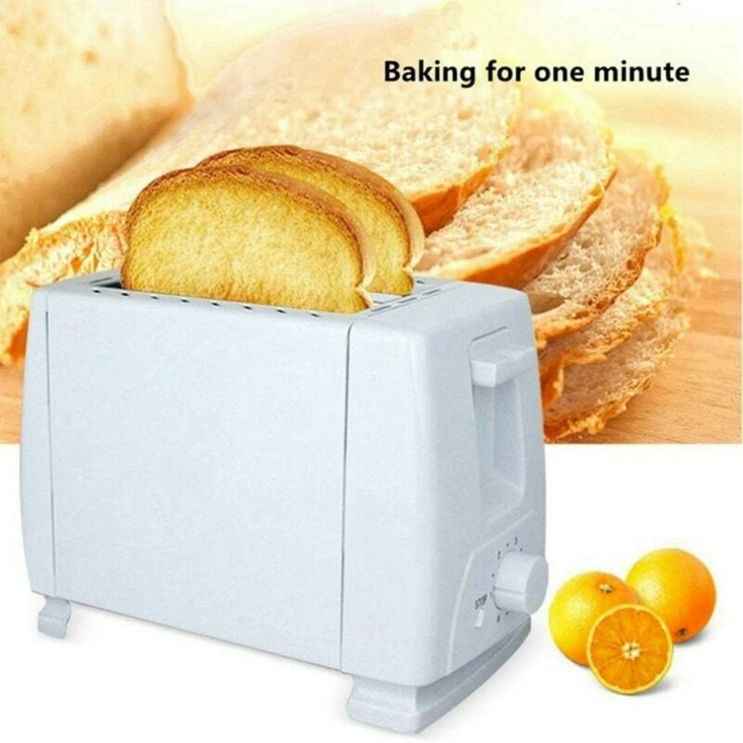 Практичный, очень широкий тостер из нержавеющей стали на 2 ломтика со съемным поддоном для крошек и 6 идеальными белыми настройками — идеальный отрыв