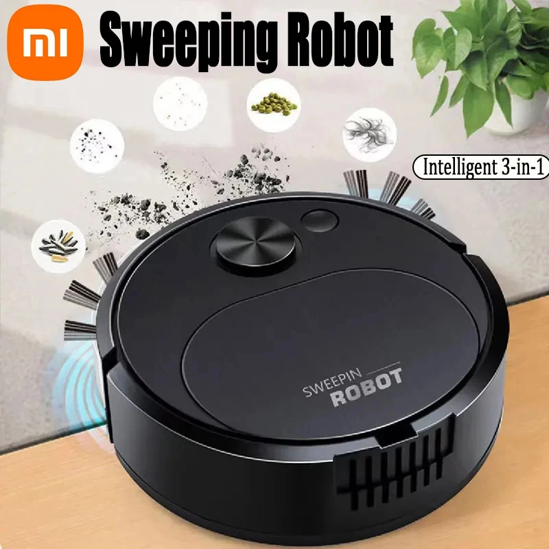 Xiaomi-Robot aspirador automático 3 en 1 para el hogar, aspiradora pequeña Ihome recargable por Usb, barredora portátil en seco y húmedo