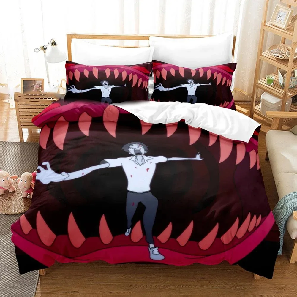 

Devilman Crybaby Bedding Set Boys Girls Twin Queen Size Duvet Cover Pillowcase Bed Kids Adult Fashion Home Textileextile