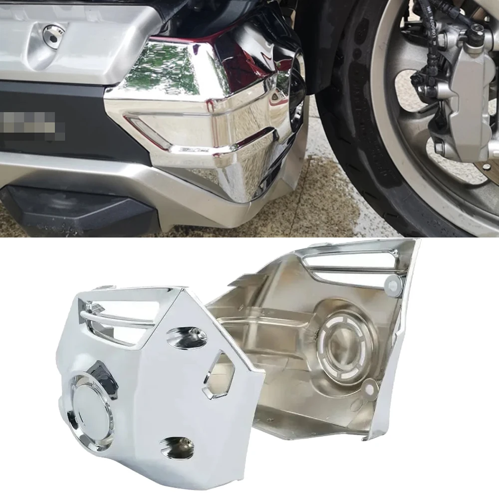 

Chrome Pair Motorcycle Lower Cowl Covers For Honda Goldwing 1800 GL1800 2018 2019 2020 2021 2022