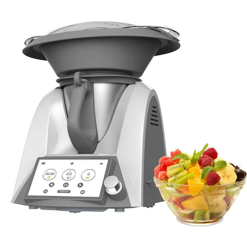 

Multifunction thermo mix Food processor mixer blender with chopper,grinder and colored screen thermo mixer