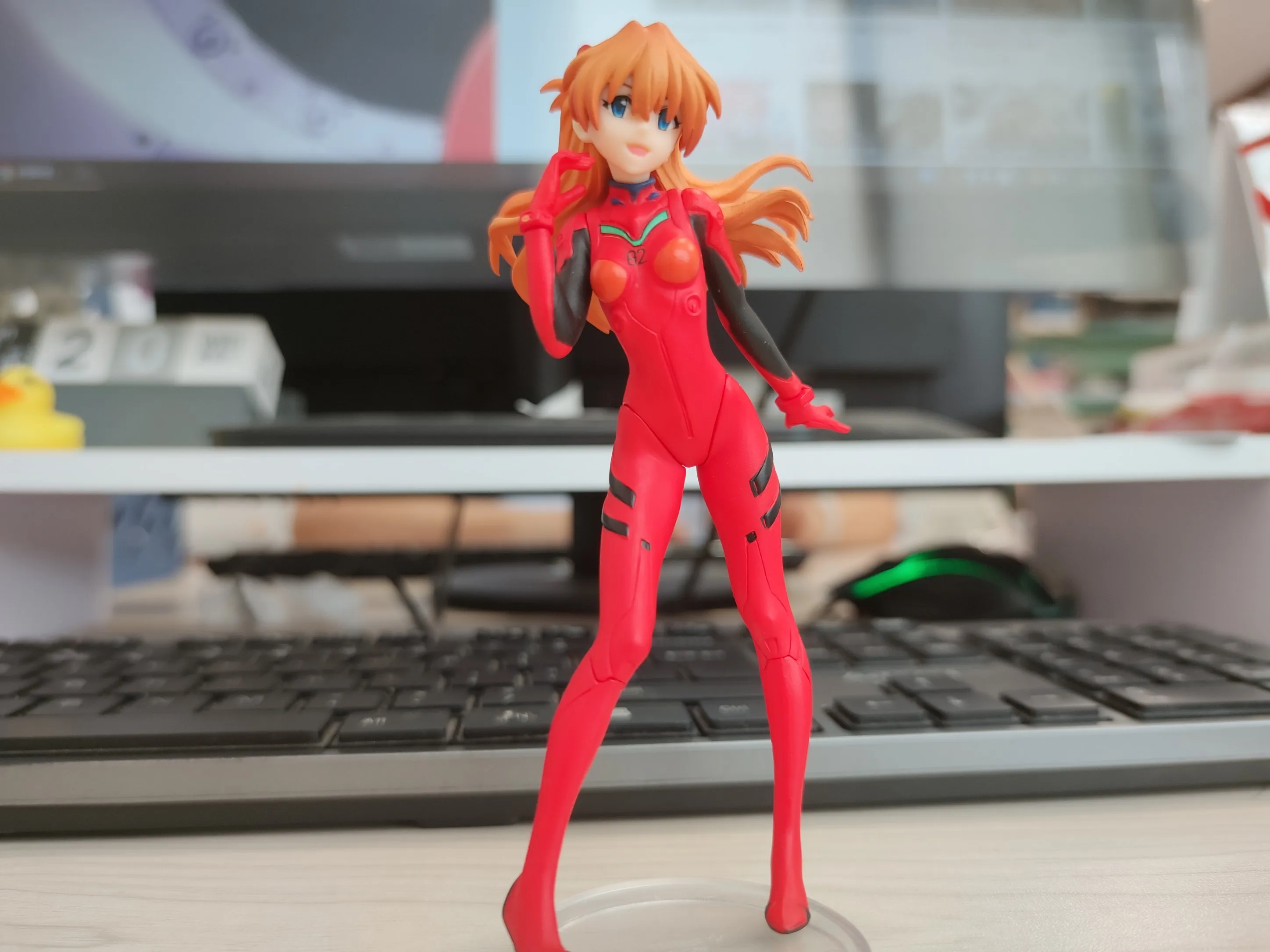 Bandai EVA Millenium Evangelion Gasha Ayanami Rei Asuka Makihiro Hand Twist Egg Action Figures