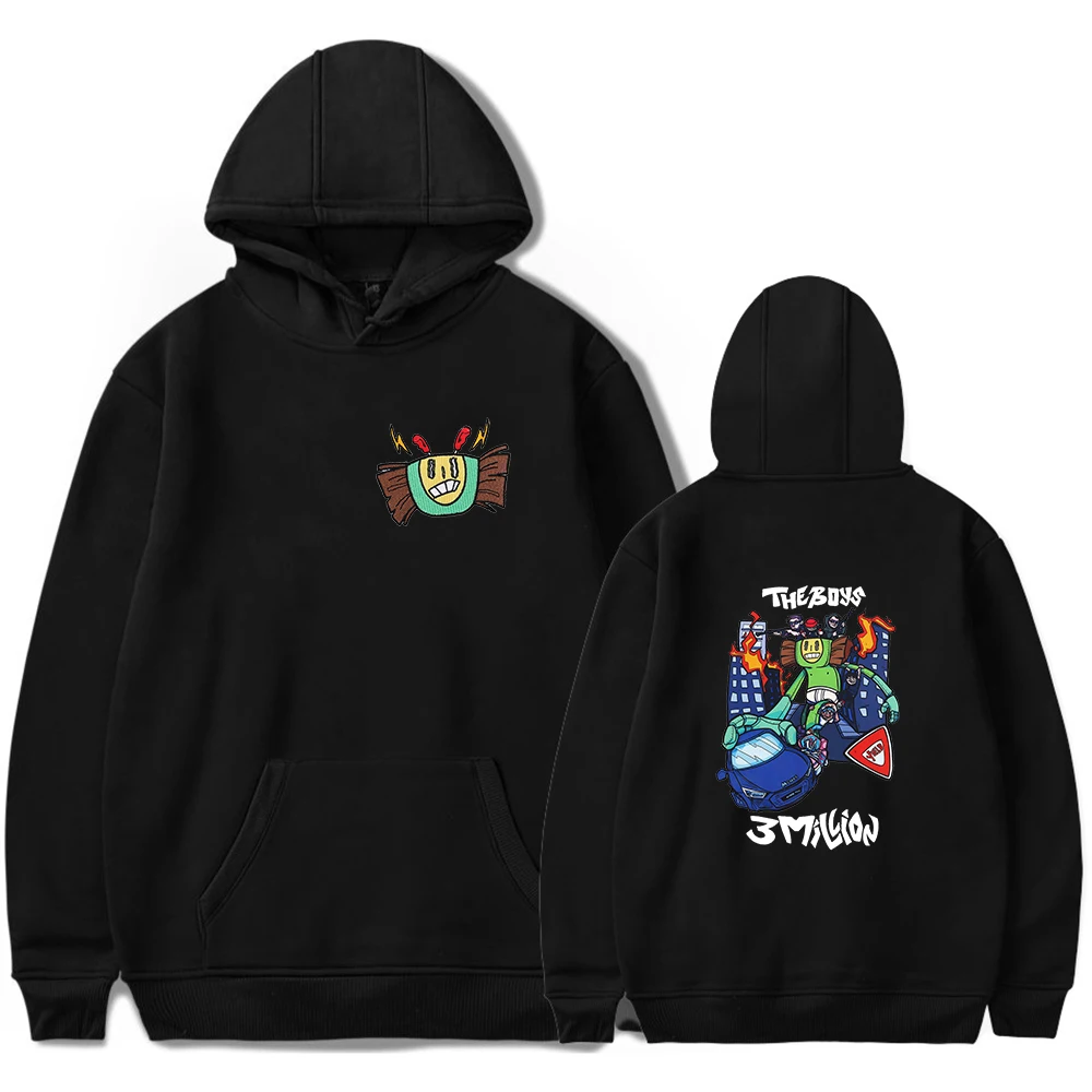 Nowość w bluzach The Boys Merch Hoodie Men Hip Hop Punk Y2k SUCKER PUNCH Bluza Pullovers Harajuku Casual Odzież męska