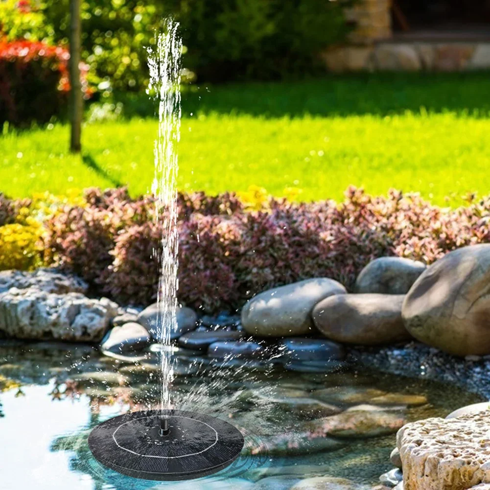 Solar Floating Water Fountain Bird Bath Fountain Pump Dekoracja stawu Zasilana energią słoneczną fontanna Pompa wodna do ogrodu i patio