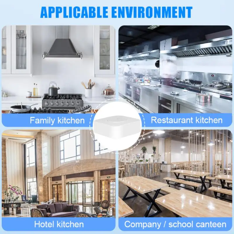 Capteur de Gaz Domestique Tuya Smart App, Alarme de Sécurité GPL Combusemballages, Détecteur de Fuite en Temps Réel