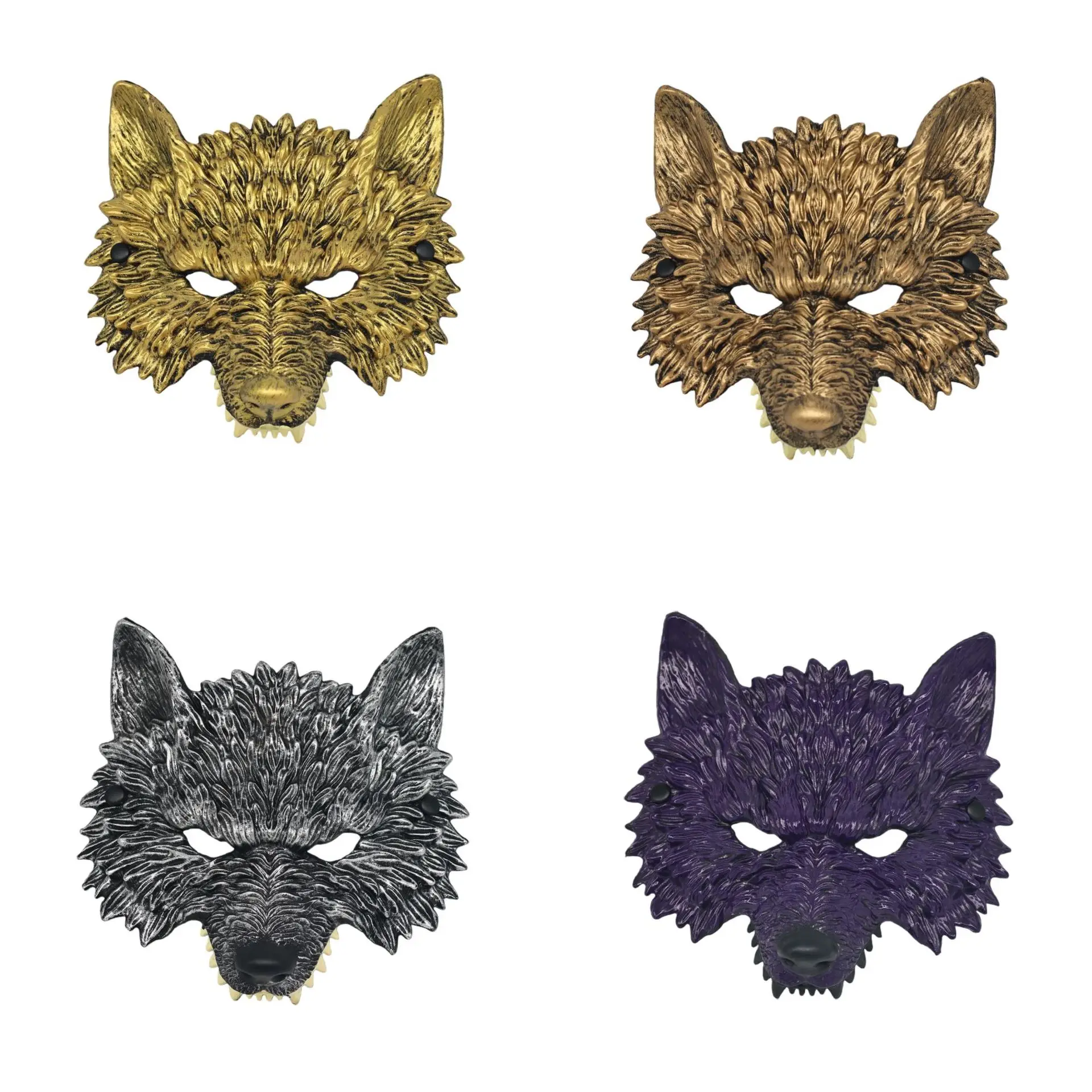 Half Face Mask Multiple Colors Costume Mask Cosplay Mask Three Dimensional For Themed Photography Adult Face Shapes Halloween