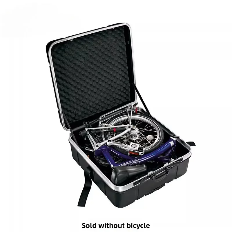 ABS folding bicycle cloth loading ******iversal wheel tie rod hard shell checked box 96011