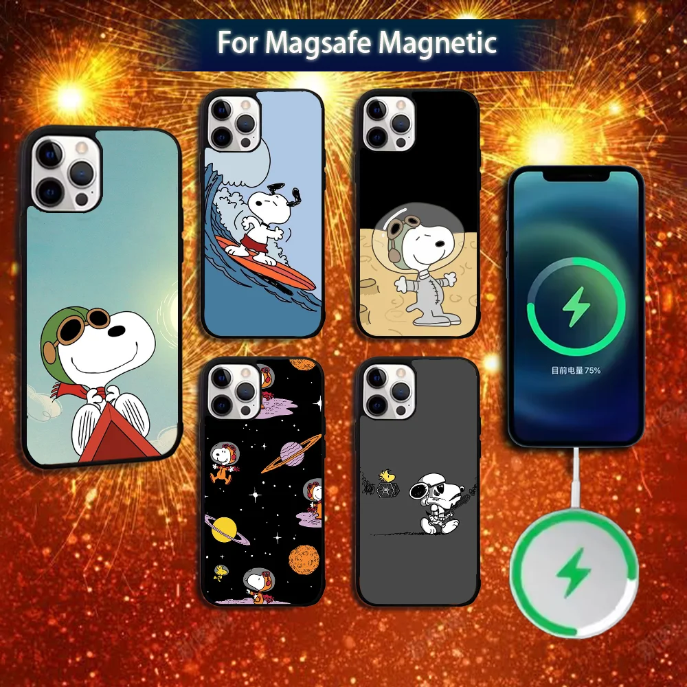 

Anime Cartoon-S-Snoopy-s Phone Case For iPhone 16e,16,15,14,13,12,11,Plus,Pro,Max,Mini Magsafe Magnetic Wireless Charging