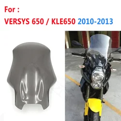 Windscreen Airflow For VERSYS 650 KLE 650 KLE650 2010 2011 2012 2013 Motorcycle Touring Windshield Wind Deflectors Gray