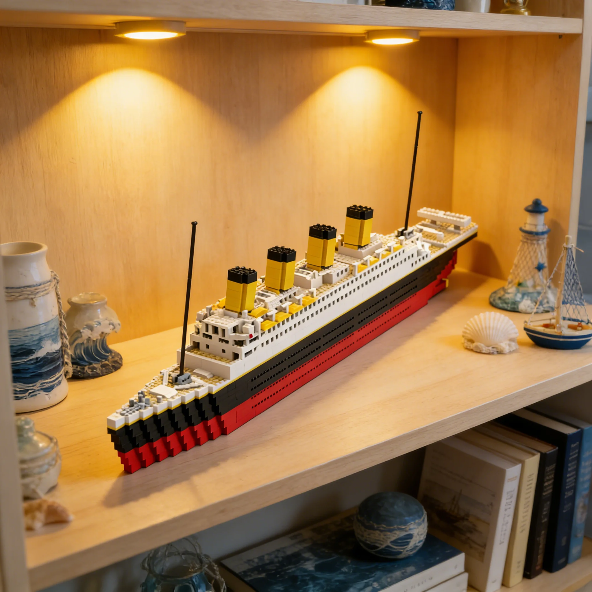 

Конструктор MOC «Титаник» (2513 деталей) – креативный подарок для сборки, декор для дома и офиса, коллекционная модель для взрослых и детей