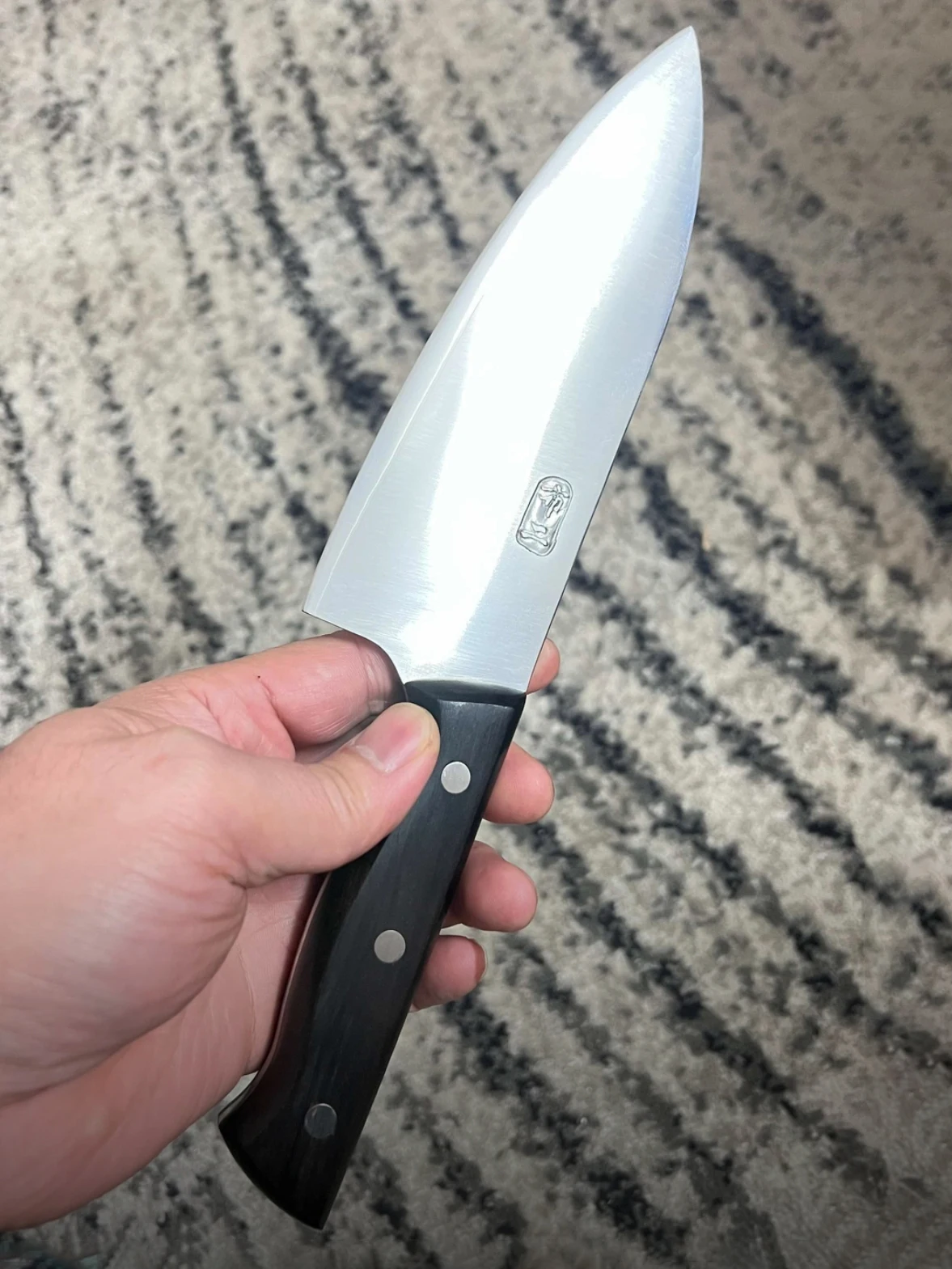 Chopper Knife 3-layer BG42 Aviation Special Steel Chef Cleaver Slicing Handmade Kitchen Knife With Cover Meat And Poultry Tools