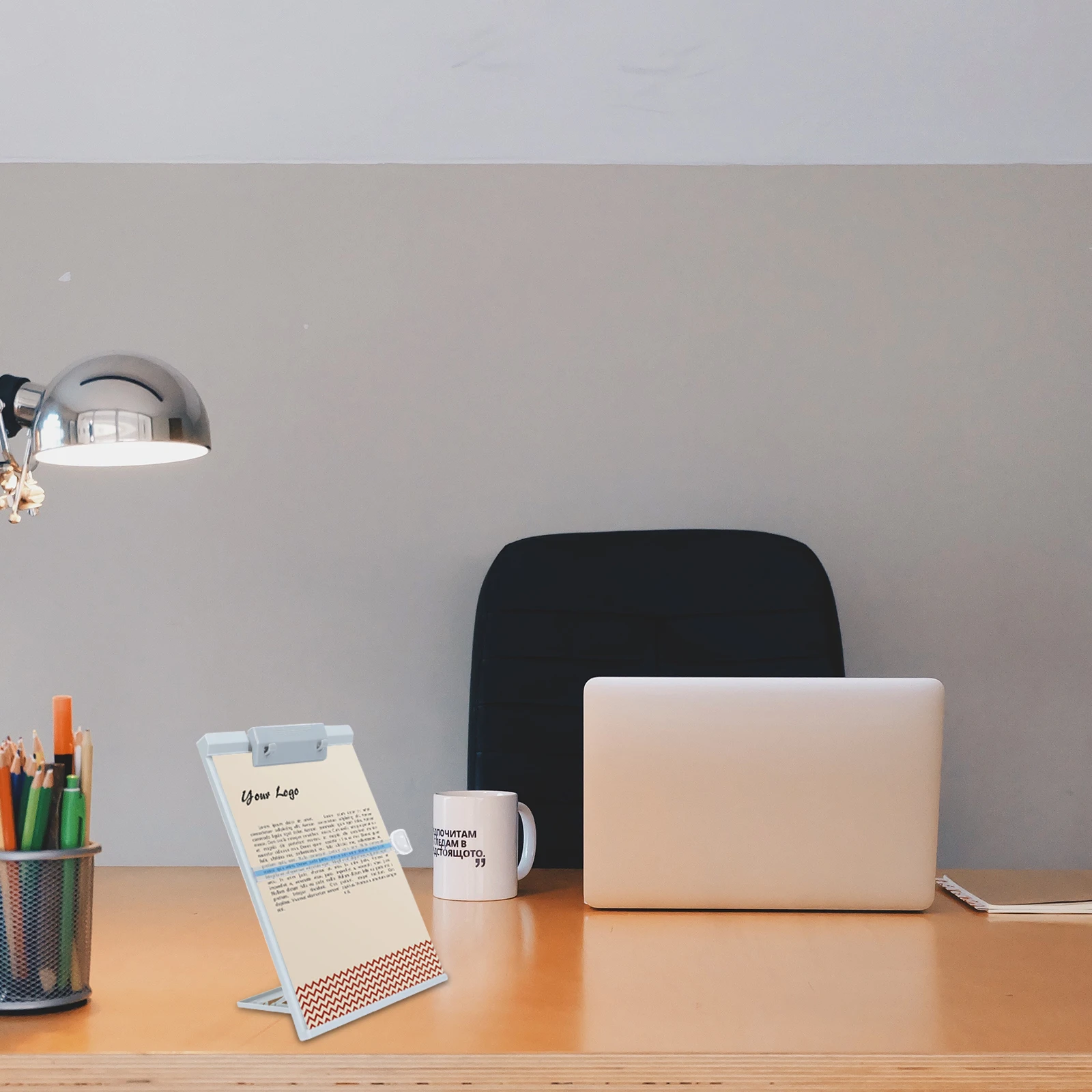 

Vertical Document Folder Office Holder Stand File Rack Typing Desktop Paper Plastic for Reading