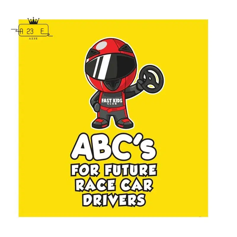 A23E-ABC's For Future Race Car Drivers Alphabet Book (Baby Book, Children's Book, Toddler Book)