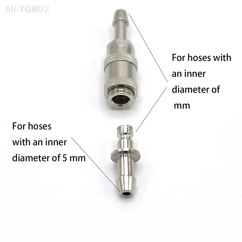 Blood Pressure Meter BP Cuff Joint Link Male Female Quick Connection Bayonet Airway Joints Metal Air Hose Connector NIBP Adapter