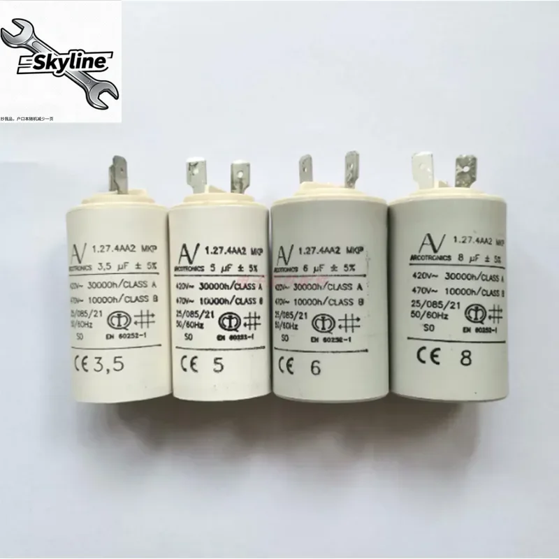 for ARCOTRONICS Startup Capacitor AV 1.27.4AA2 MKP 6uF/5uF/8uF/3.5uF ABB Specific