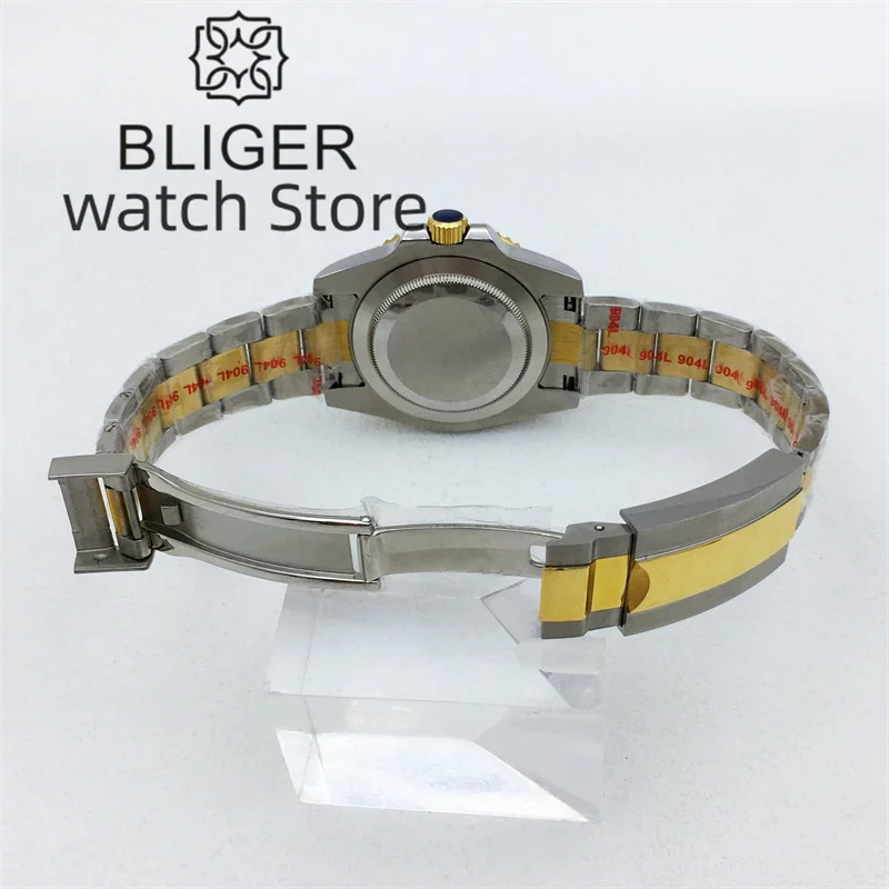 Часы BLIGER мужские с автоматическим механизмом, 40 мм