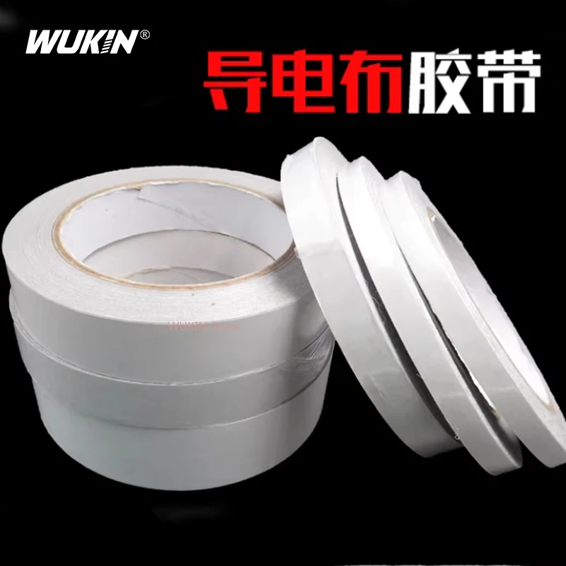 Single-Sided Conductive Fabric Cloth Tape Cellphone Laptop LCD EMI Shielding Adhesive tape 5mm~50mm
