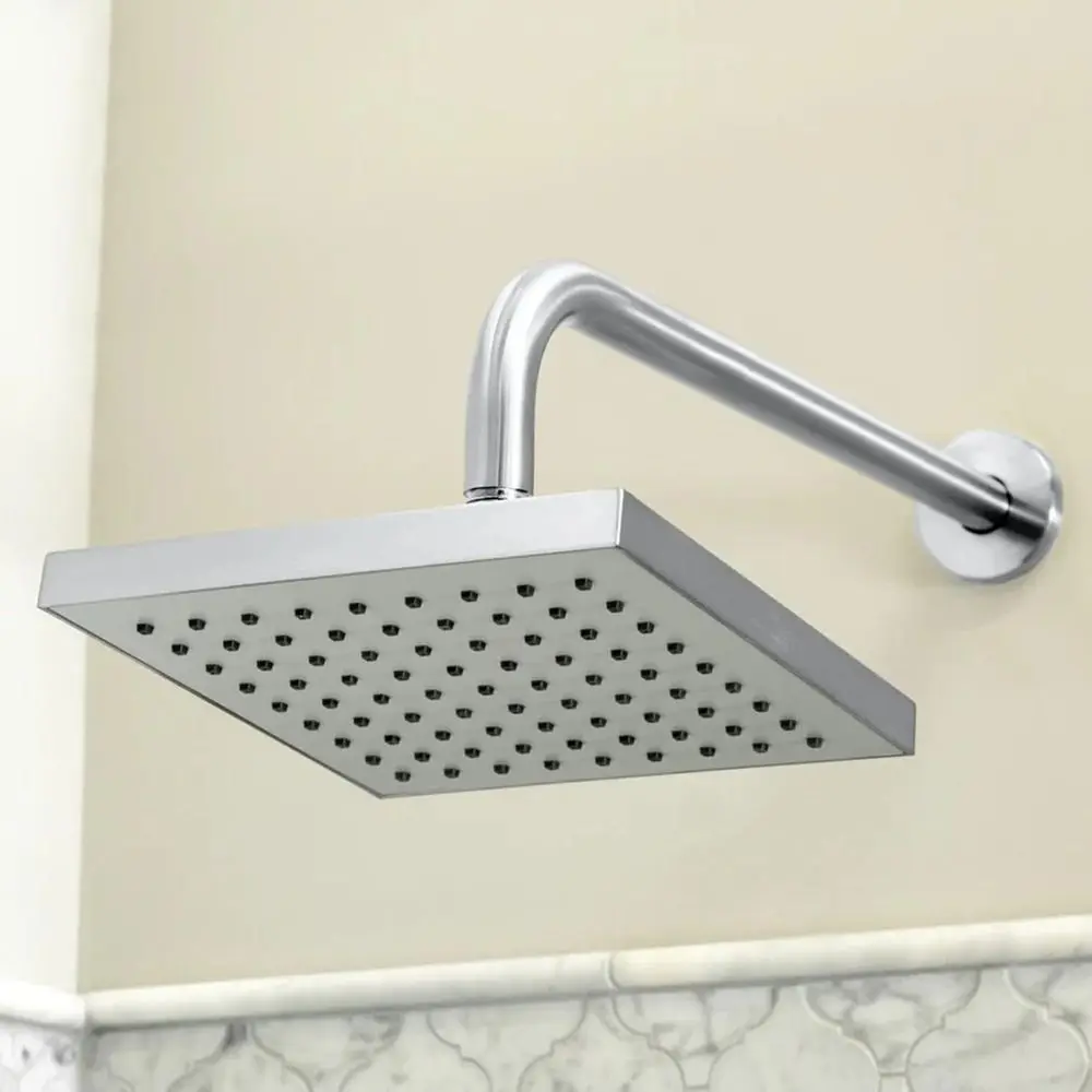 New Stainless Steel Shower Pipe Wall Mounted Silver Shower Arm Arm Bracket