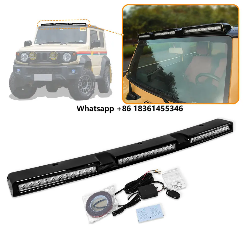 

Светодиодный прожектор на крышу JB74 Sierra 2023-2025, трехламповый, для переднего спойлера, на балку, для установки под фары