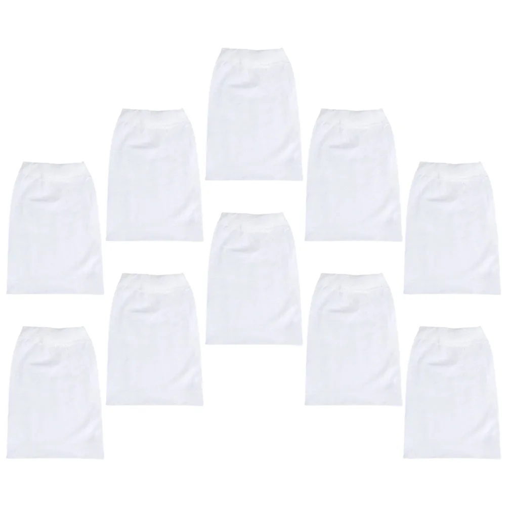 

10 White Filter Socks for Skimmer Basket Fine Mesh Swimming Pool Cleaner Tools Reusable Inground Pool Accessories