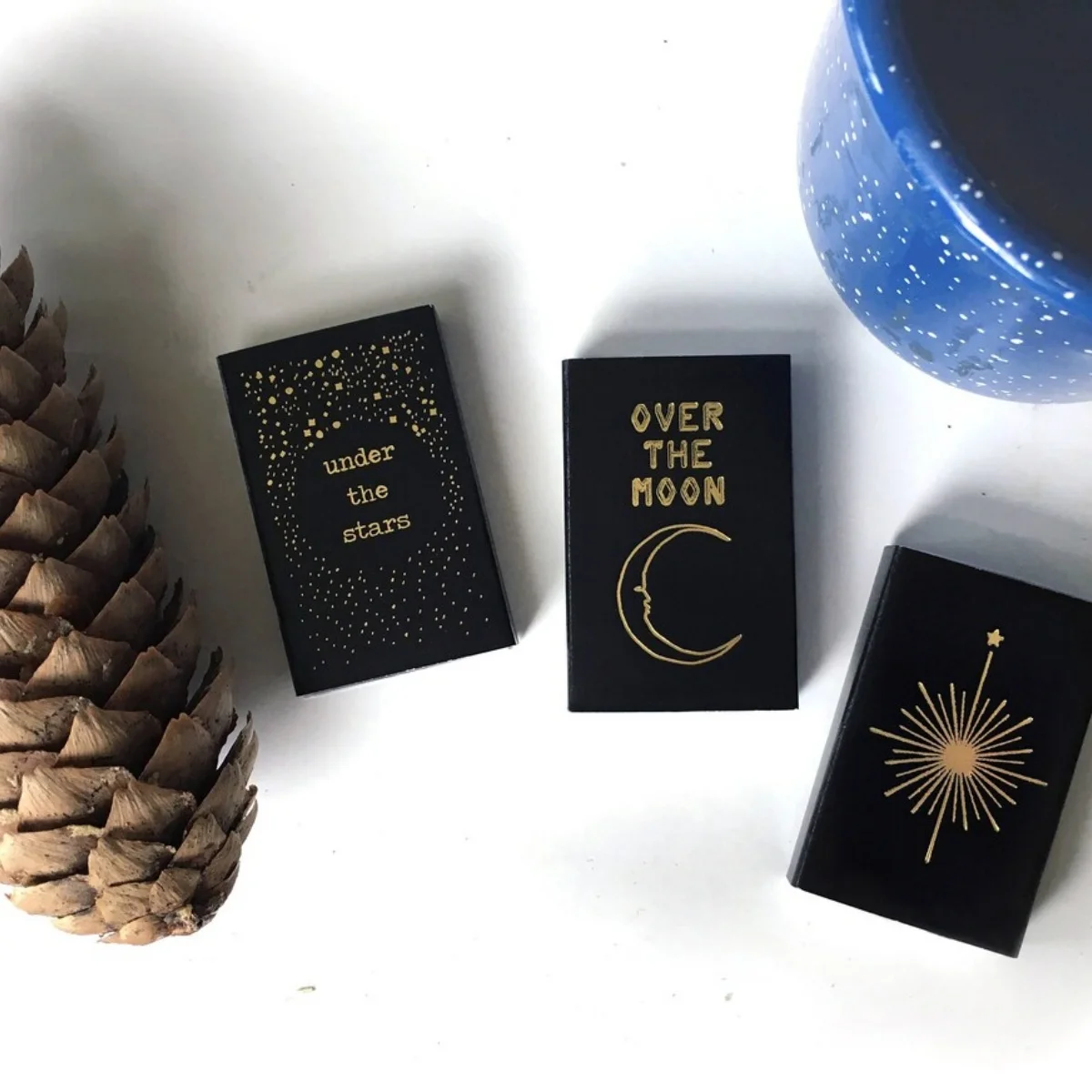 

Over the Moon Matchbox. Starry Night Decor. Unique Celestial Gift. My Moon and Stars. Wedding matchboxes. Stargazing Party. Ligh