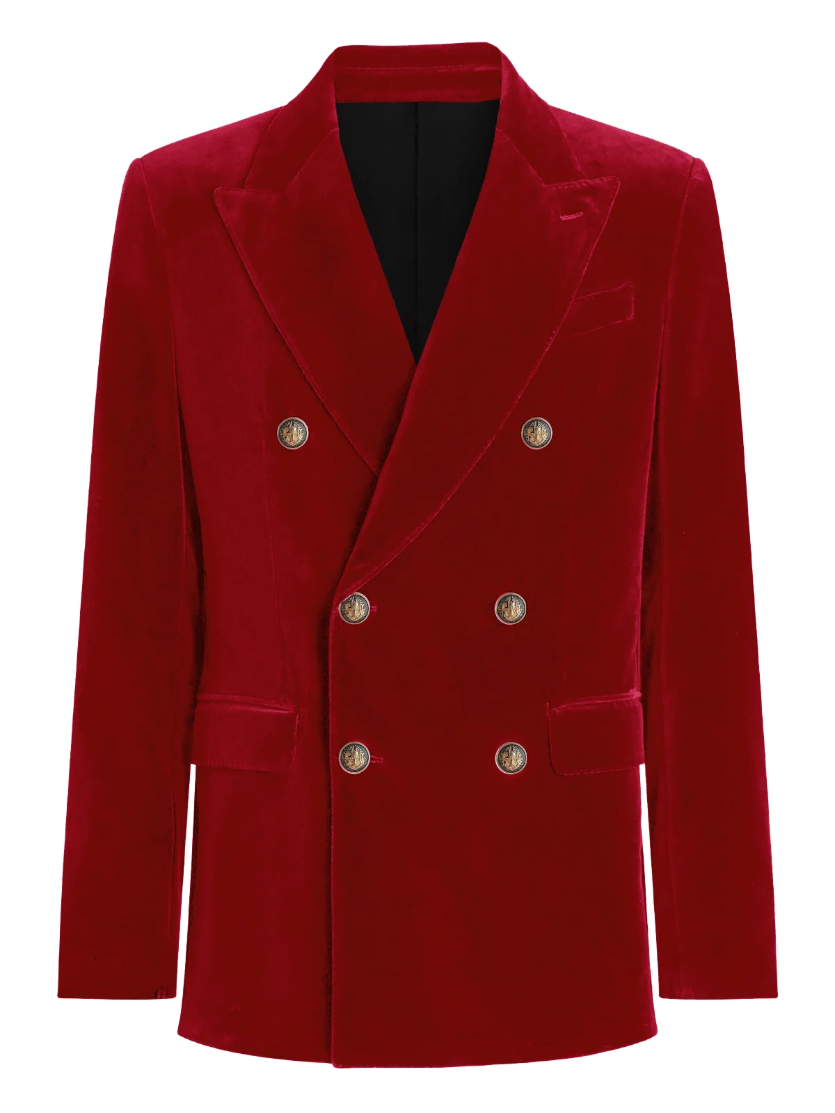 남성용 버건디 벨벳 더블 브레스티드 디너 재킷 우아한 캐주얼 슬림핏 수트 코트 2026 신상